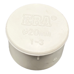 Conduit End plug 25mm  Dimensions: 22mm x 22mm x 15mm  Conduit End plug 20mm also available. Part No. EEP20
