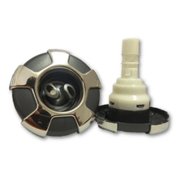 CMP 400 Series 4.25" Typhoon Jet Internal - Crown Face Double Rotational Stainless Steel/Graphite Gray/Silver