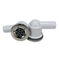 Rising Dragon Low Profile Drain Star Face Stainless & Grey