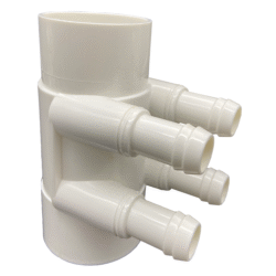 Water Manifold 50 mm - 4 X 19 mm port