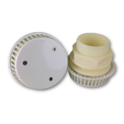 S & P 40mm Straight Slip Fit Suction White