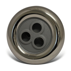 Escape/Lifestyle Spas 3.5"(89mm) Massage Jet Grey and Stainless Steel